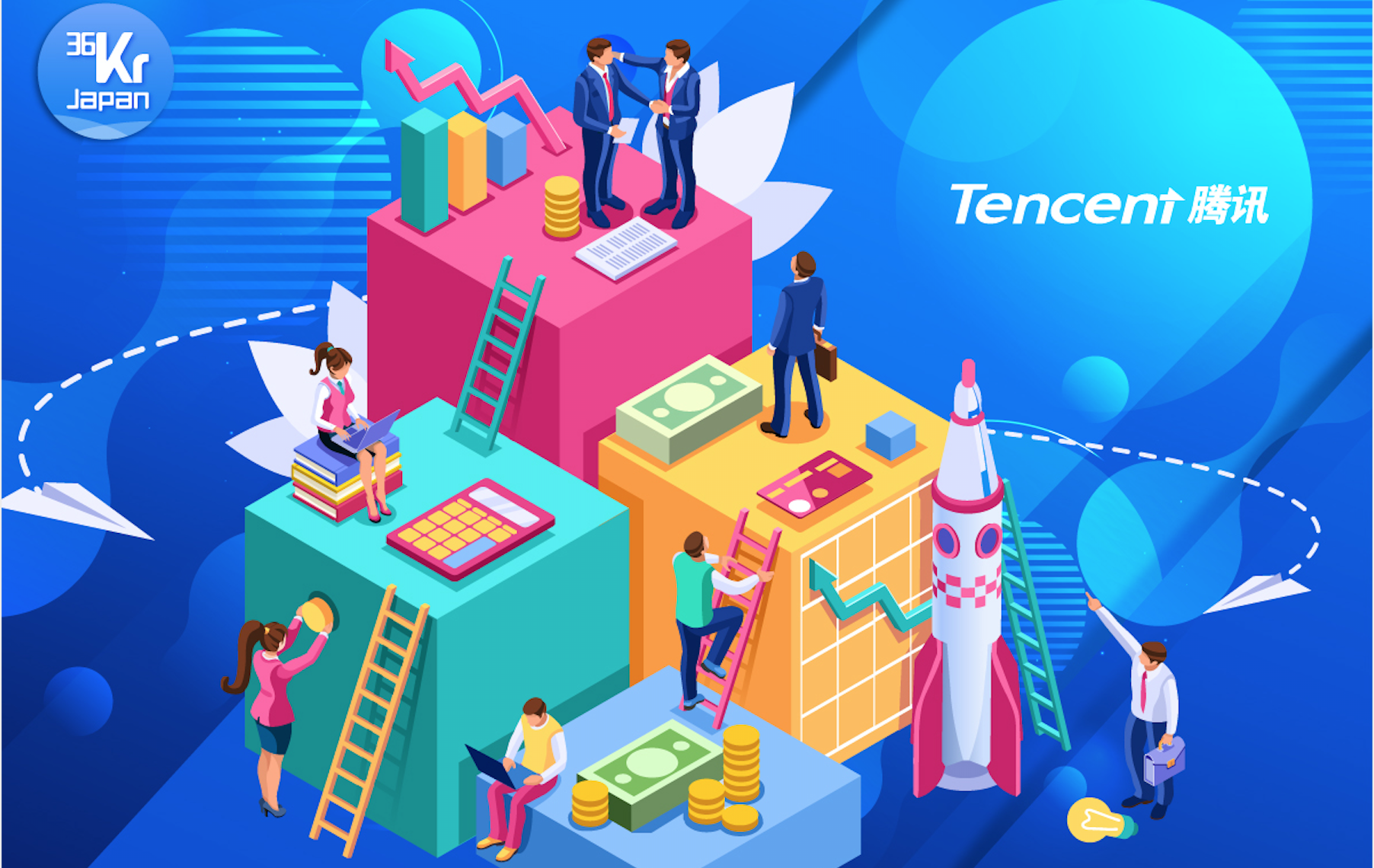【完全図解】巨頭テンセントの投資戦略図・新興国編