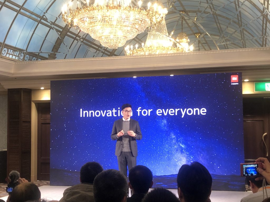 シャオミ日本向け商品発表会　1億画素カメラ搭載のMi Note10をリリース　驚異的な低価格で日本市場に衝撃へ