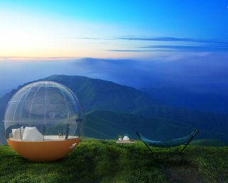 絶景に「球体」ホテル、IOT化したスマートハウス　山頂でも簡単設置