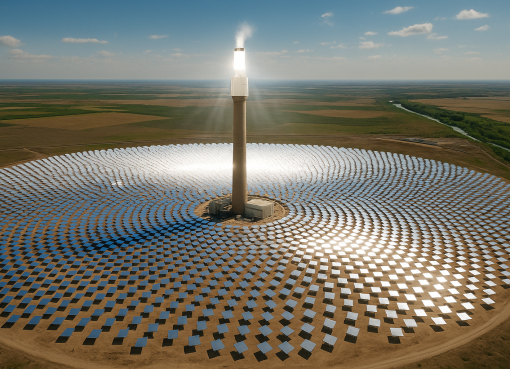 中国・東北初のタワー式太陽熱発電所、吉林で最終段階へ　CO2ゼロの「グリーン電力」実現へ