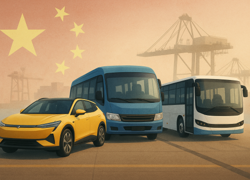 中国、2026年よりEV輸出を厳格化！不具合多発のEVモーターズ・ジャパンの電気バスは輸出許可を得ているのか？