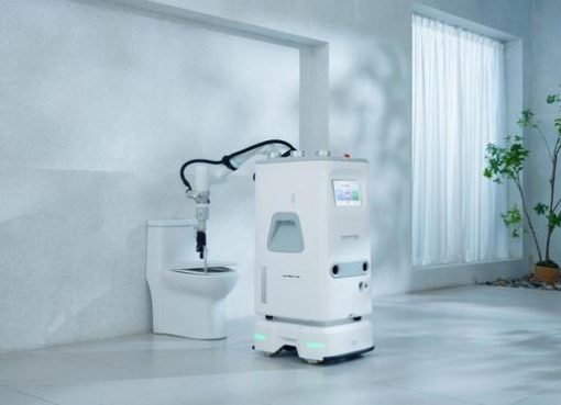 空港・商業施設のトイレ・洗面台清掃を無人化へ　中国「Vionbotics」、AI搭載ロボで狭所作業にも対応