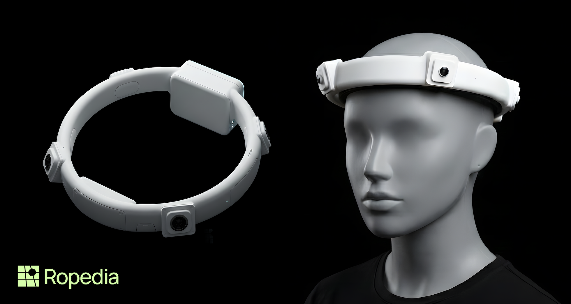 ロボットの“目”を養うーーシンガポール発Ropedia、ヘッドマウント型デバイスで「4Dデータ収集」